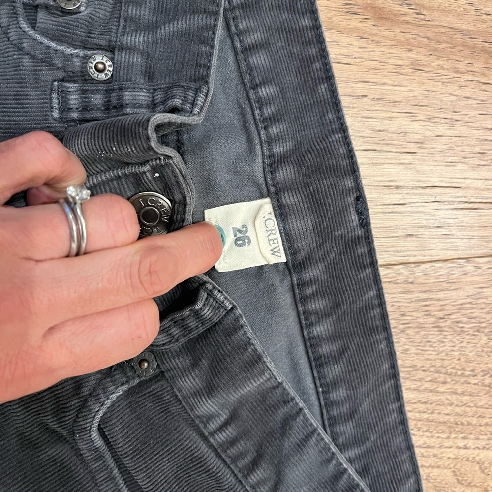J Crew Skinny Corduroy 26
